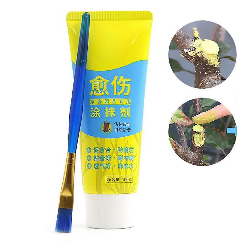100g Bonsai Grafting Paste Plant Wound Healing Agent with Brush Pruning Paste