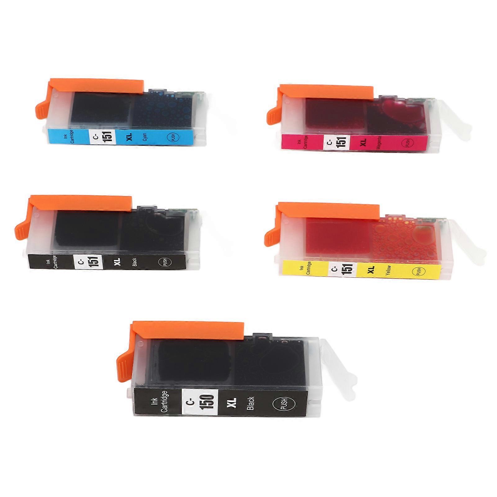 Ink Cartridge Set 150 151 Smooth Output Ink Cartridge Combo for PIXMA MG5410 MG5510 MG5610 MG6310 BK BK C M Y NO.2015