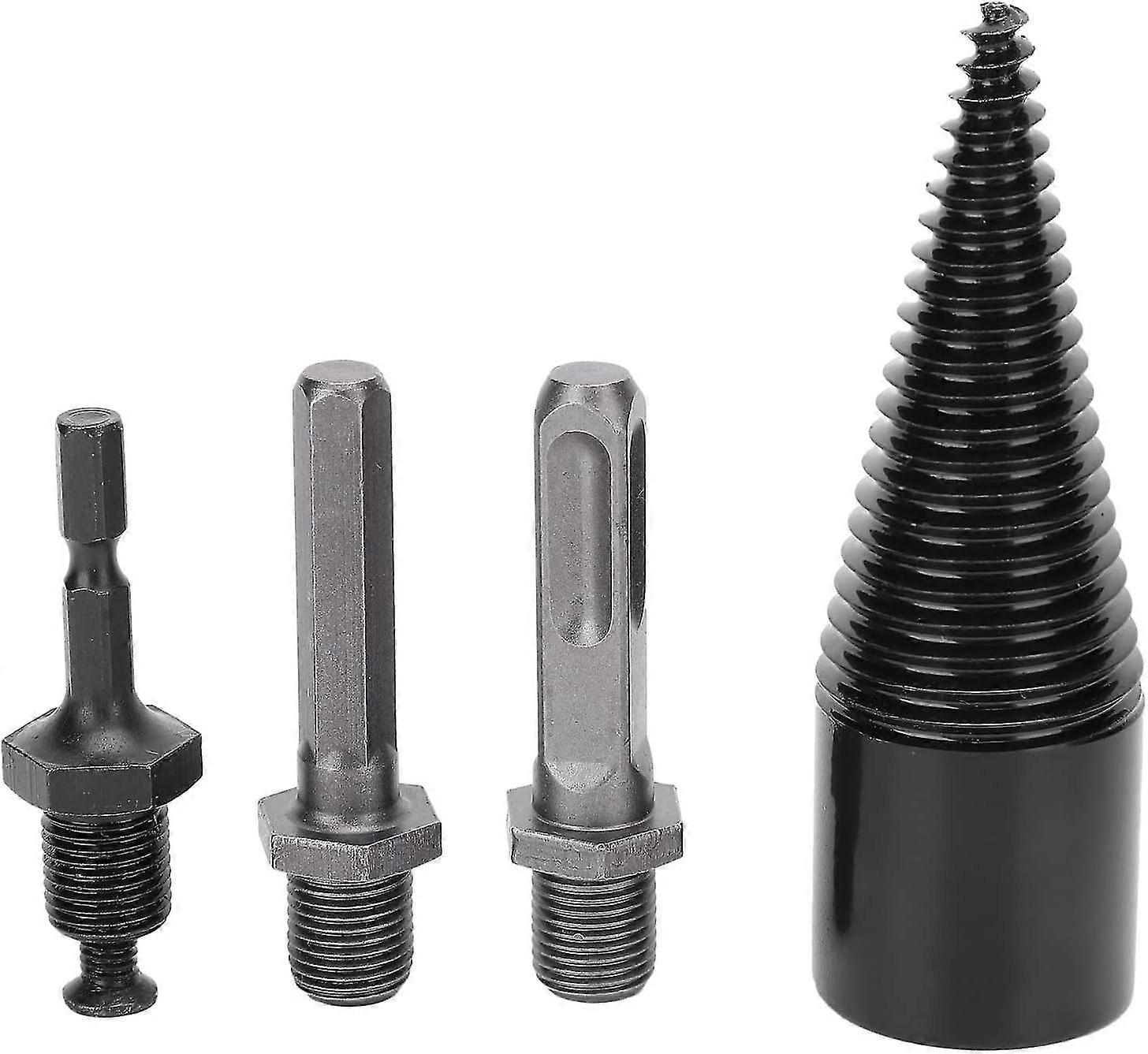 45 Steel Material, Hex Shank Log Breaker, Wood Splitter Drill Bit, Hand Tool