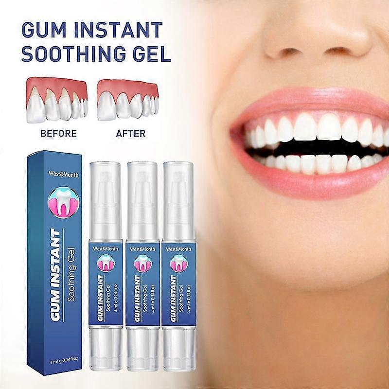 敏感な歯のペン4mlのための3x Dentizenのガム療法のゲルのゲルのジェルの即刻のなだめるようなゲル