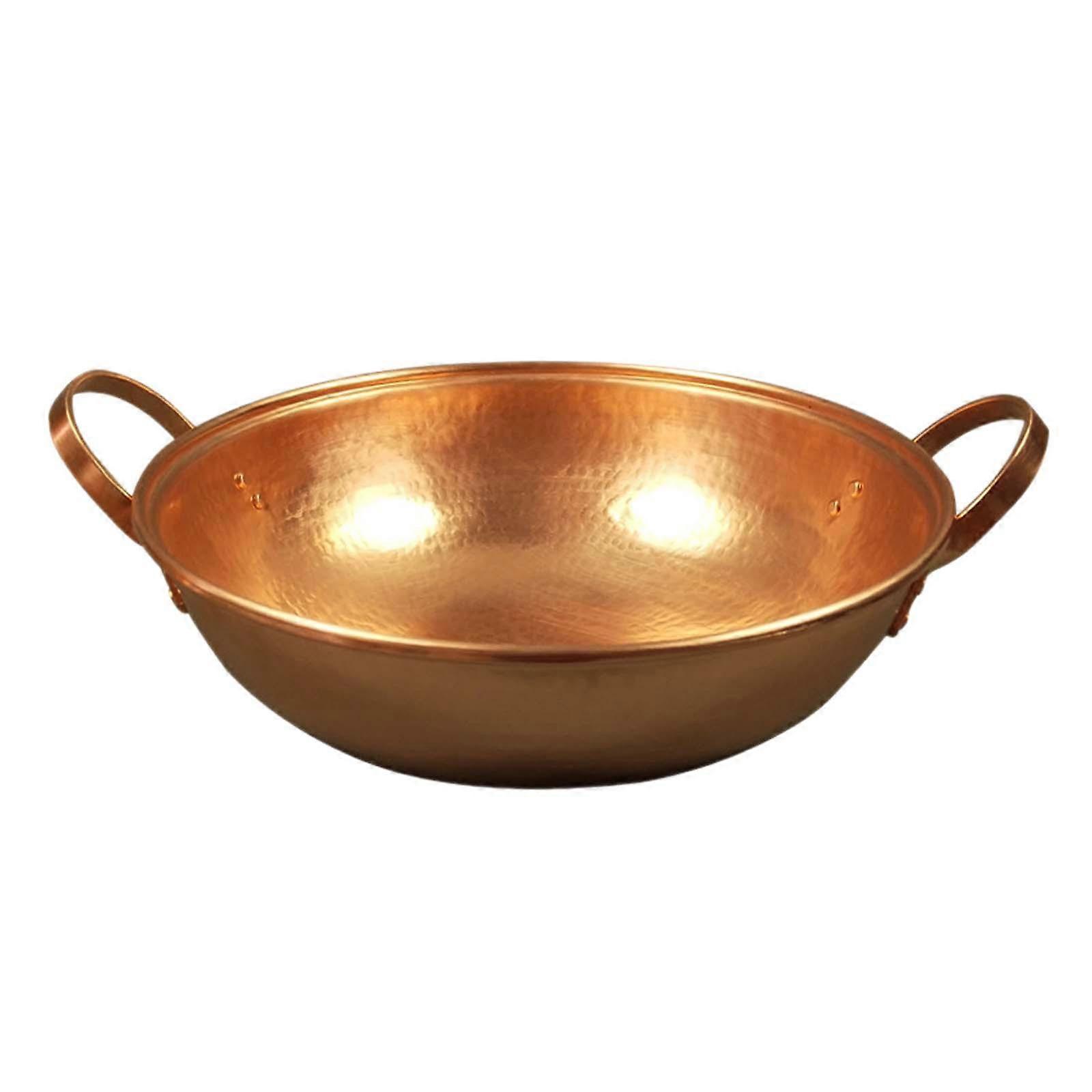 Tør gryde Tyk Utility Håndlavet Håndholdt Stockpot til Picnic Fester Hjem S