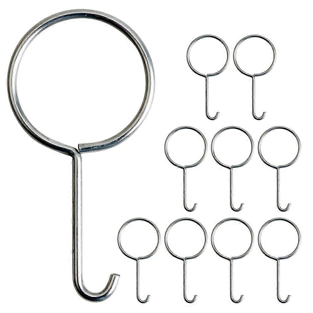 10pcs Drain Key Lifting Hooks Stainless Steel Drain Grate Puller Lifting Tools Shower Drain Lifting Hooks