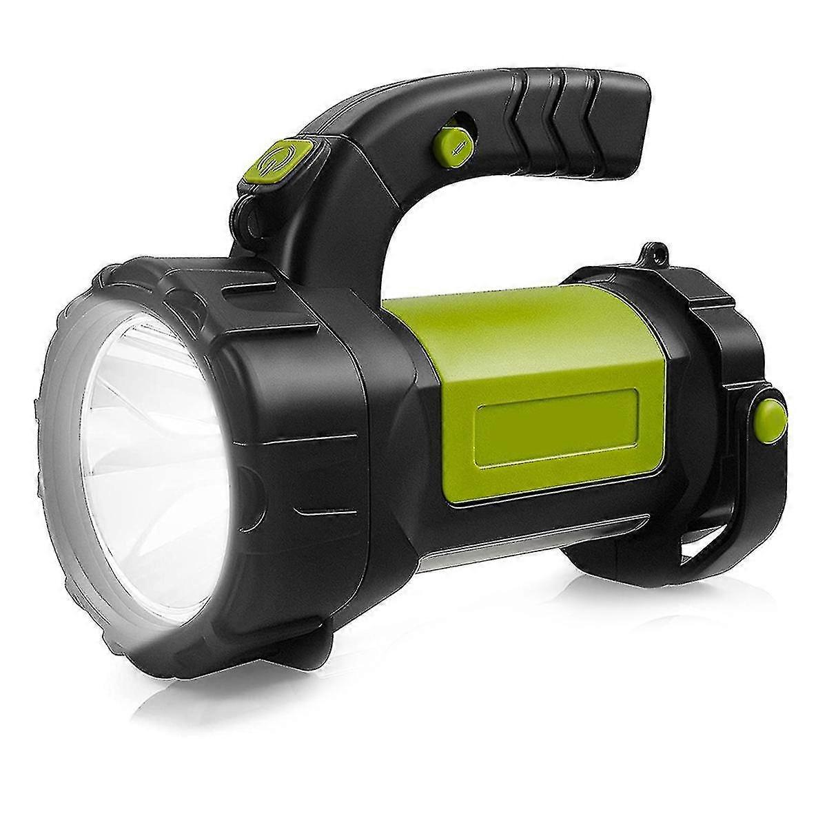 Camping Lantern Rechargeable, Led Flashlight Spotlight Lantern With 800lm, 3600mah Battery Powered
