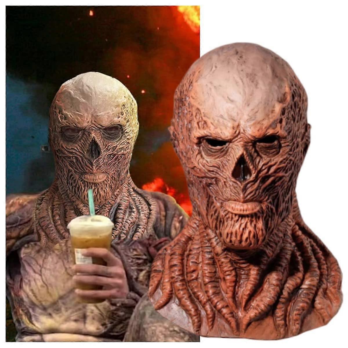 ハロウィーンベクナマスク、ハロウィーンホラーマスク大人のための怖いマスク男性ハロウィンコスチュームカーニバルコスプレパーティー小道具のためのフルヘッド不気味なラテックスマスク