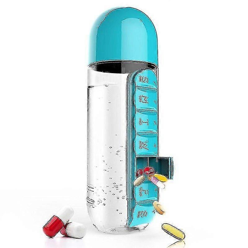 bpa-free water bottle with room for tablets