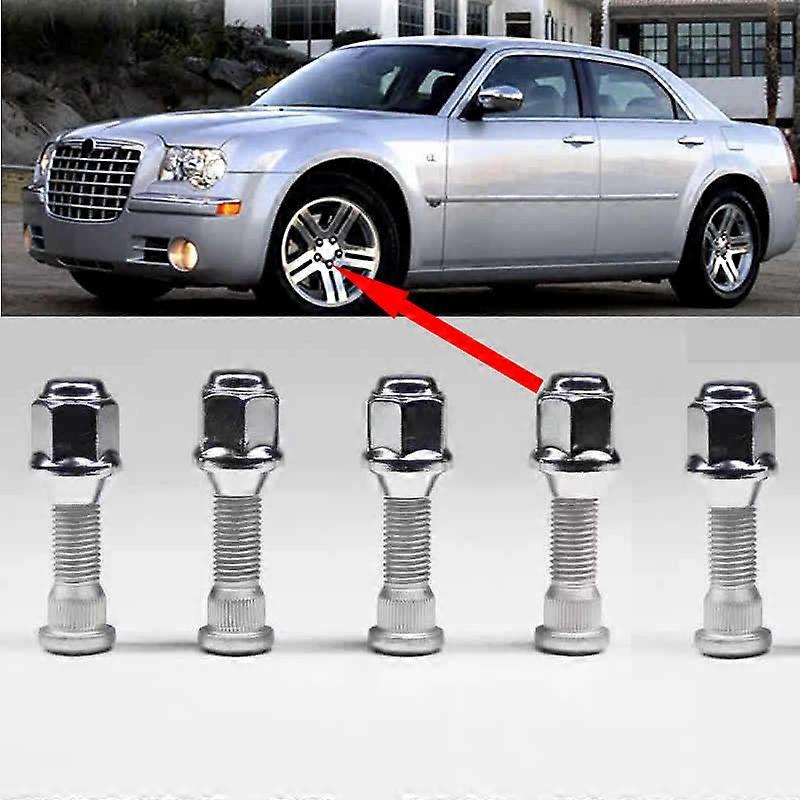 Auto Nuts & Bolts Set 1pc Wheel Hub Bolt Stud Nut Set for Chrysler 300C OEM:06509873AA