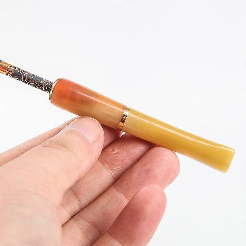 Zigarettenspitze, Horn Zigarette Mund Filter Zirkulierender waschbarer Filter Zigarette Mund Grob Zigarette Feine Zigarette Dual-Purpose Zigarette Mund