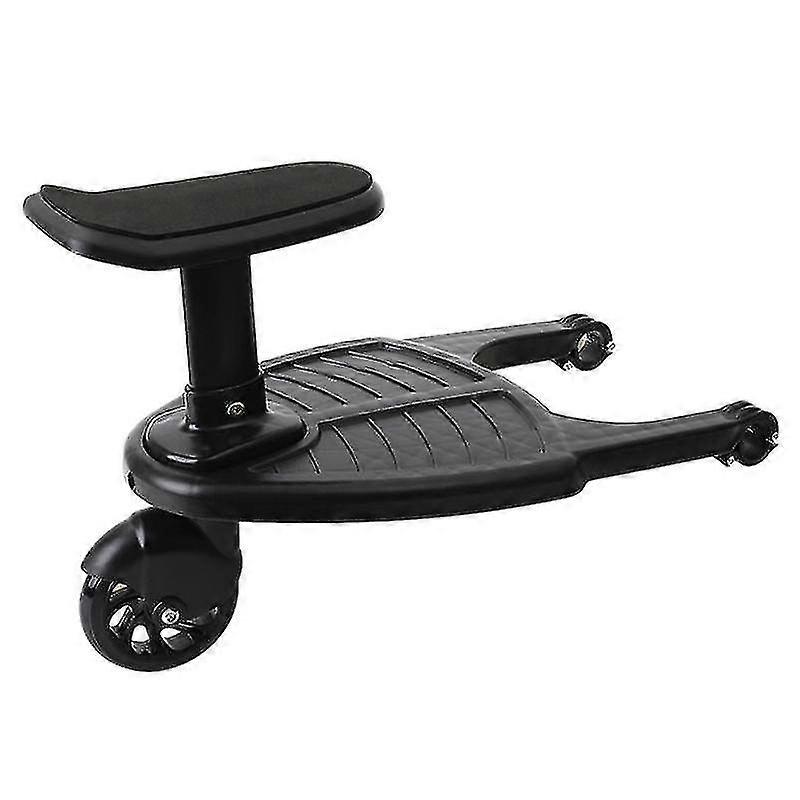 2024 Universal 2in1 Stroller Ride Board With Detachable Seat Second Child Artifact Child Rider Stroller Attachment With Saddle Seat