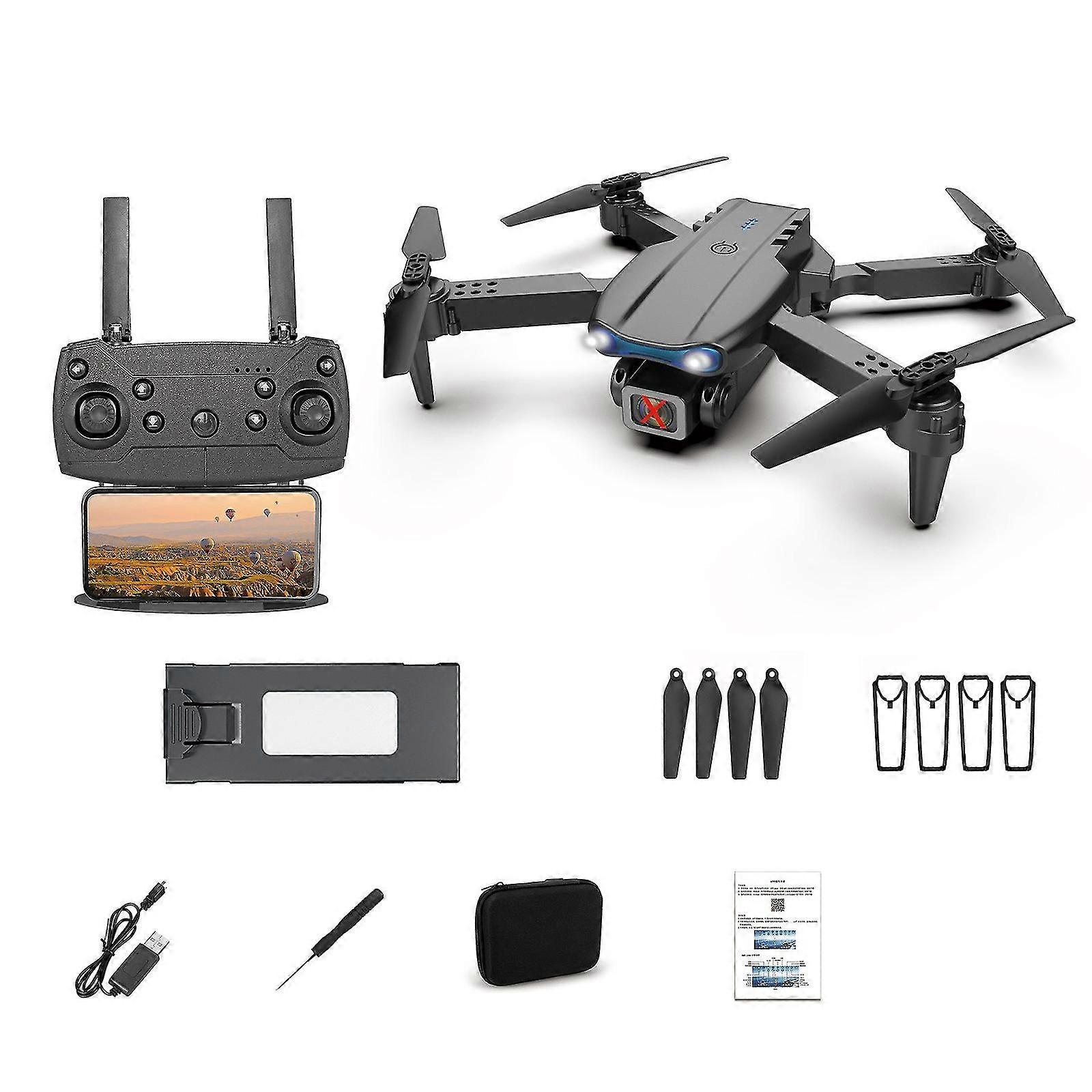 Remote Control Drone Altitude Hold Headless Mode Foldable Drones For Adults Kids Beginners