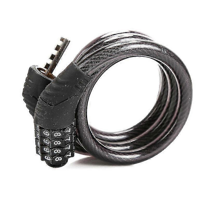 Bicycle Lock Cable Lock (black) (1pcs)