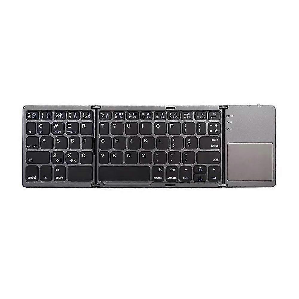 Bluetooth Keyboard Wireless Three Fold Keyboard Computer Ultra Thin Portable Keyboard Support Andro