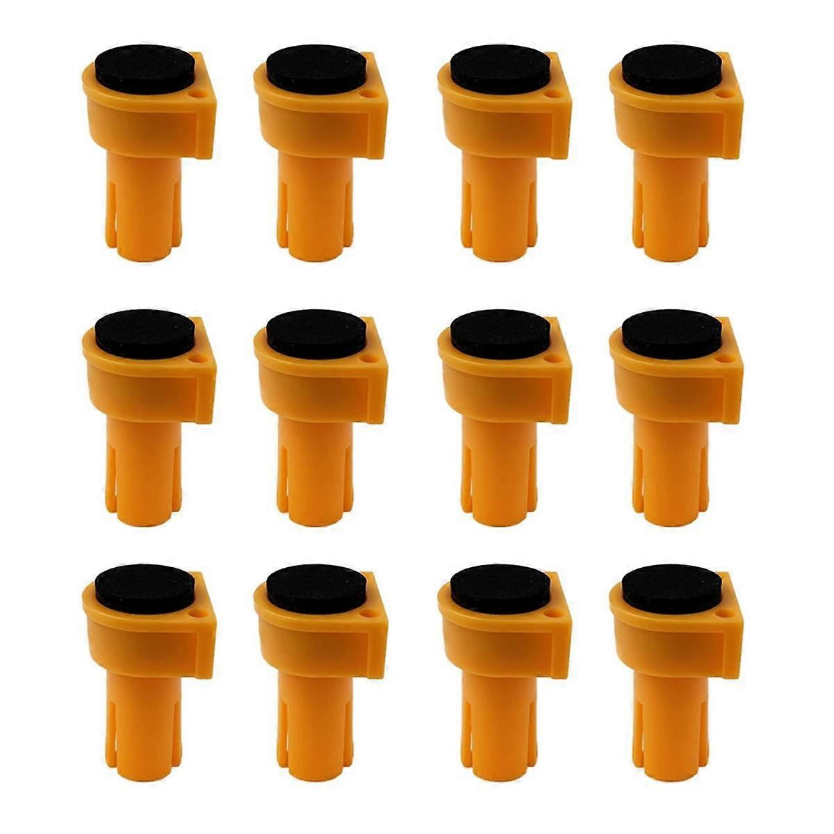 12Pcs Workbench Peg Brake Stops Bench Clamp 20mm Dog Woodworking Table Limit Block Workbench Worksh