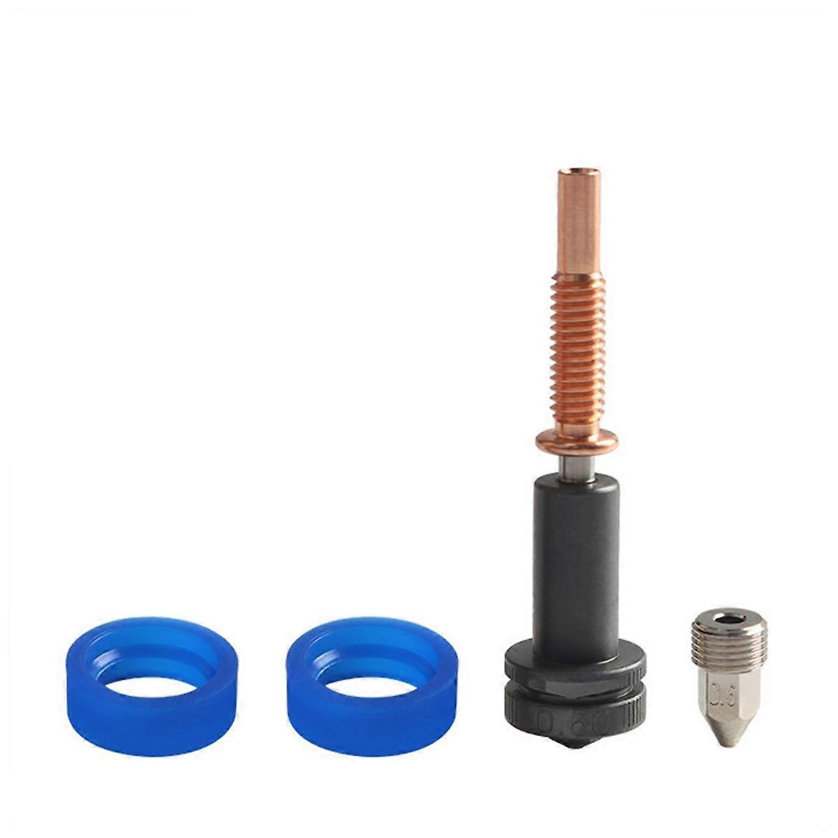 Upgraded High Flow 0.6mm Nozzles Hardened Steel/Copper/Titanium /TC4 Material for Hotends 3D Printer Parts