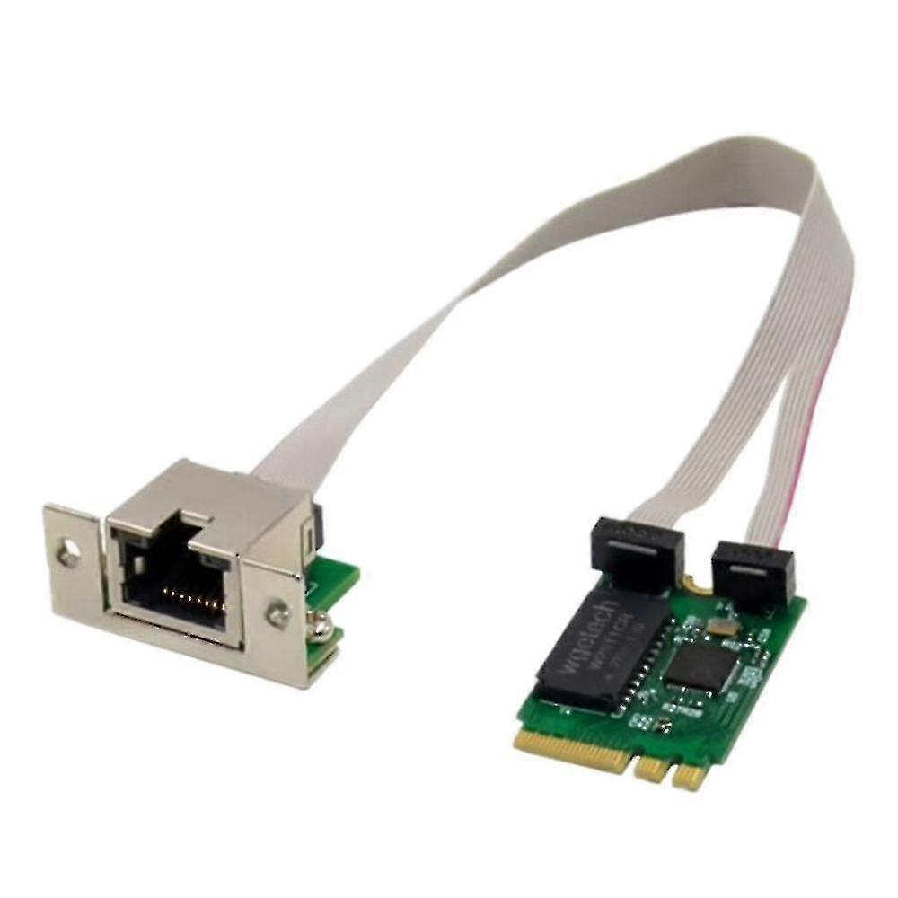M.2 A+e 2.5g Ethernet Adapter - 2.5g/1g/100m Multi-gigabit M.2 Network Card 8125b