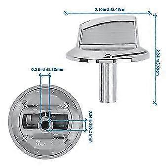 1 PCS Upgrade 5304525746 Long Stem Stove Knobs Replacements, Compatible with Gas Stove Range Oven Knobs