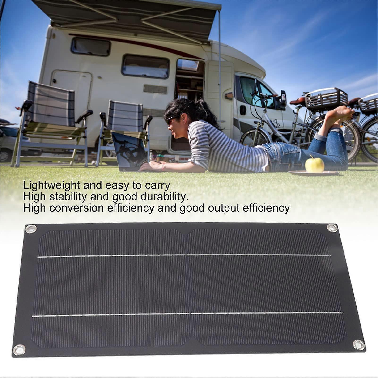 eGo S120W semi flexible solar panel high efficiency SunPower cell 24.4