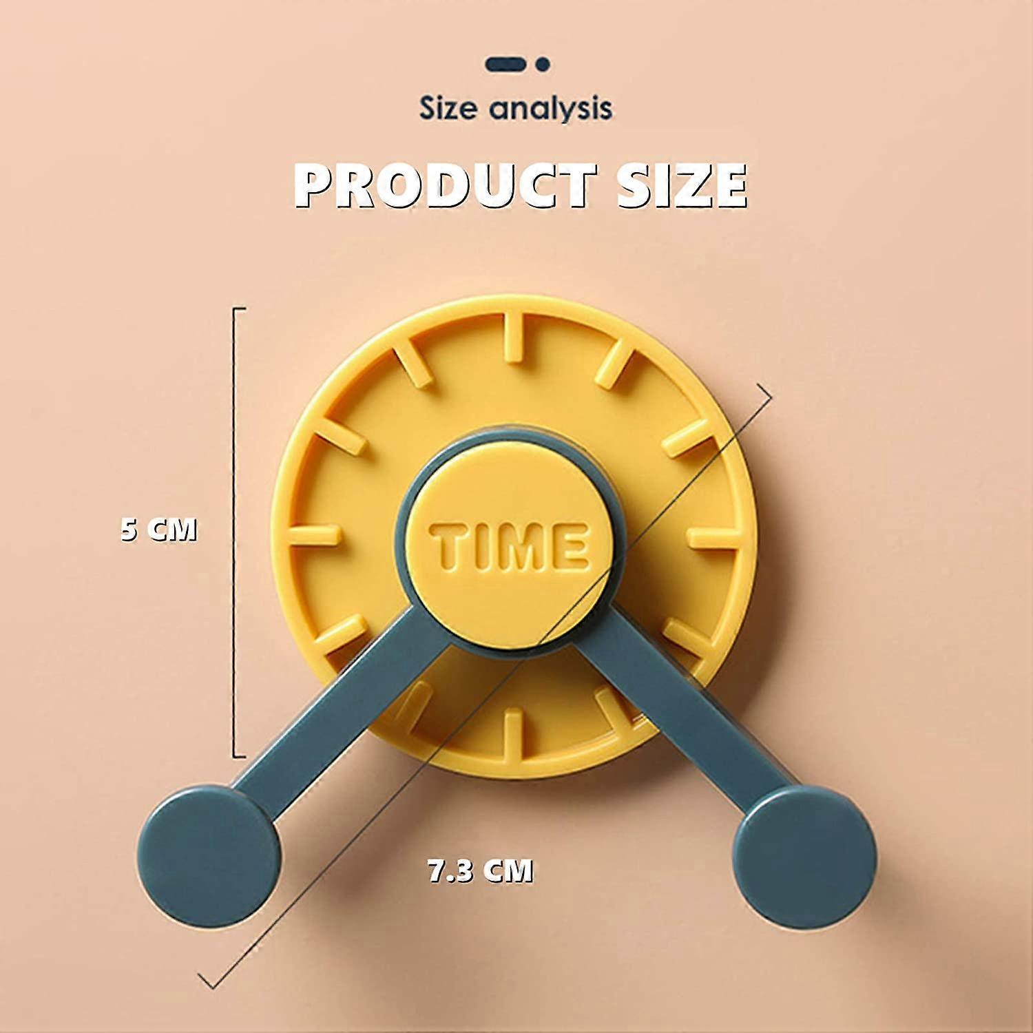 Adhesive Wall Hooks 4 Packs 360 Rotatable Clock Hooks Utility Waterproof Pothooks For Bag