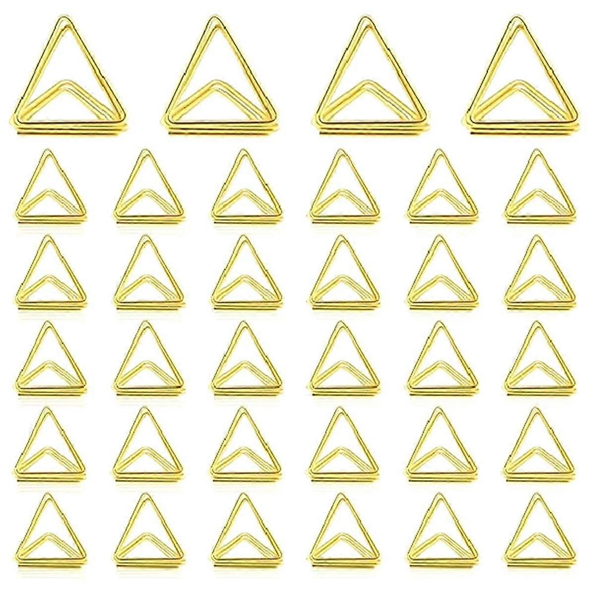 60 Pieces Place Card Holder Wedding Table Number Holder Triangle Shape Table Card Holder Photo Pict