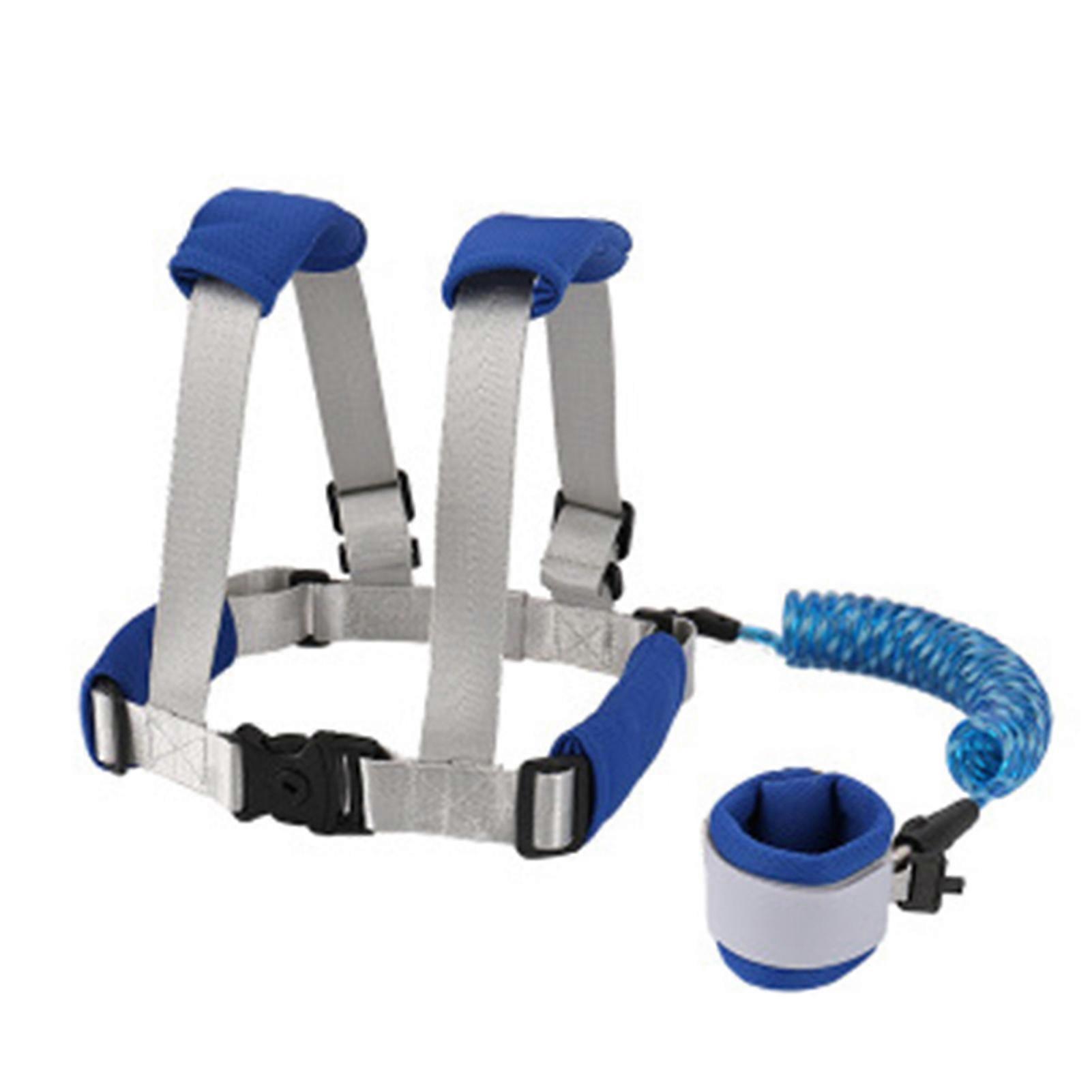 2 in 1 Toddler Leash Anti Losts Wrist Link Kid Harness Wrist Leashes with Safty Lock