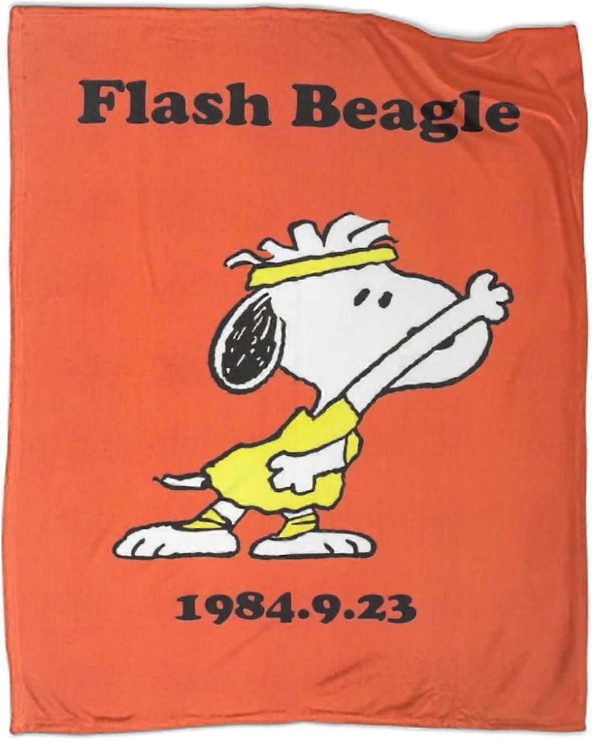 Snoopy Throw Blanket, Sofa Throws,Soft Decorative Anime Movies Pattern Throws for Sofa-WVNY421