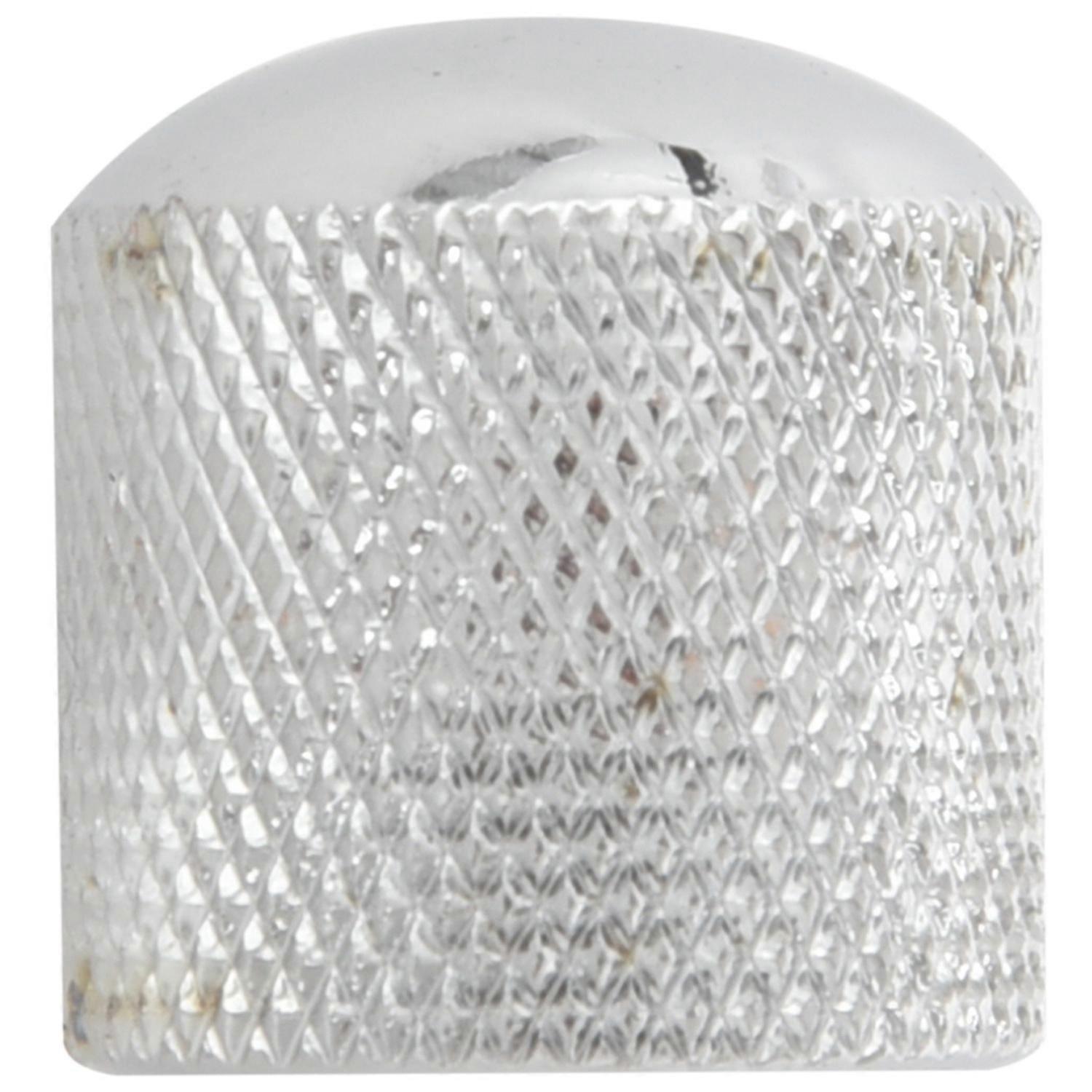 4x Guitar Dome Control Knobs for Tele Replacement, Silver