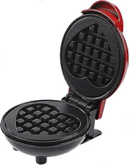 Mini waffle maker, waffle makers Small waffle maker with non-stick coating, for children's birthdays, family parties, Easter or Christmas