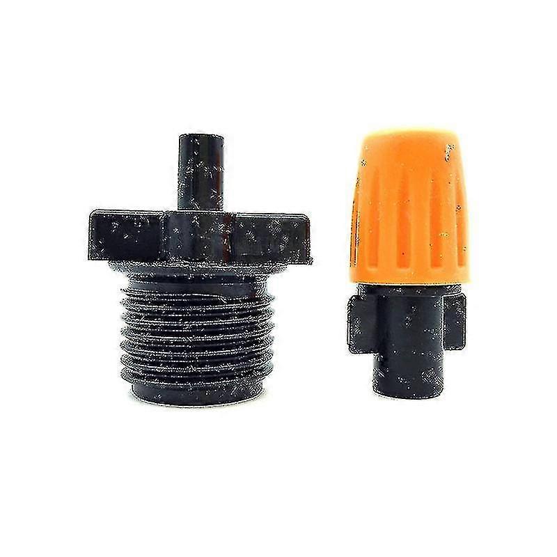 40 Pcs Mist Nozzle Spray Adjustable Closable Garden Lawn Irrigation Droplets Single Head Combined With 1/2 "connector