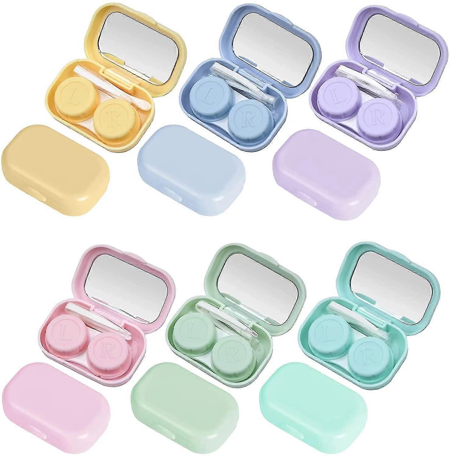 Set Of 6 Contact Lens Cases.