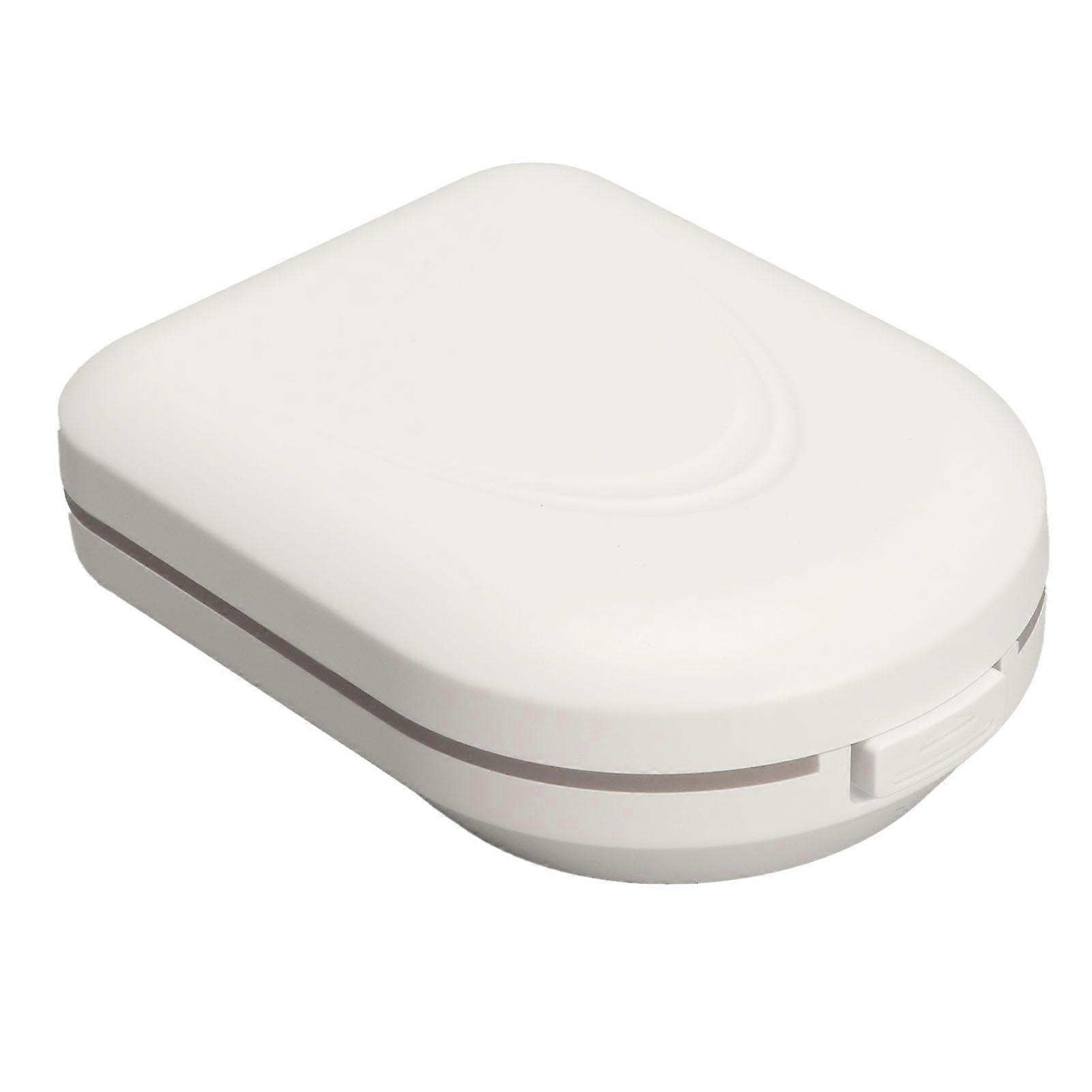 Sound Aid Case Portable Storage Mini Arc Shape Waterproof Sound Amplifier Protective Box White L