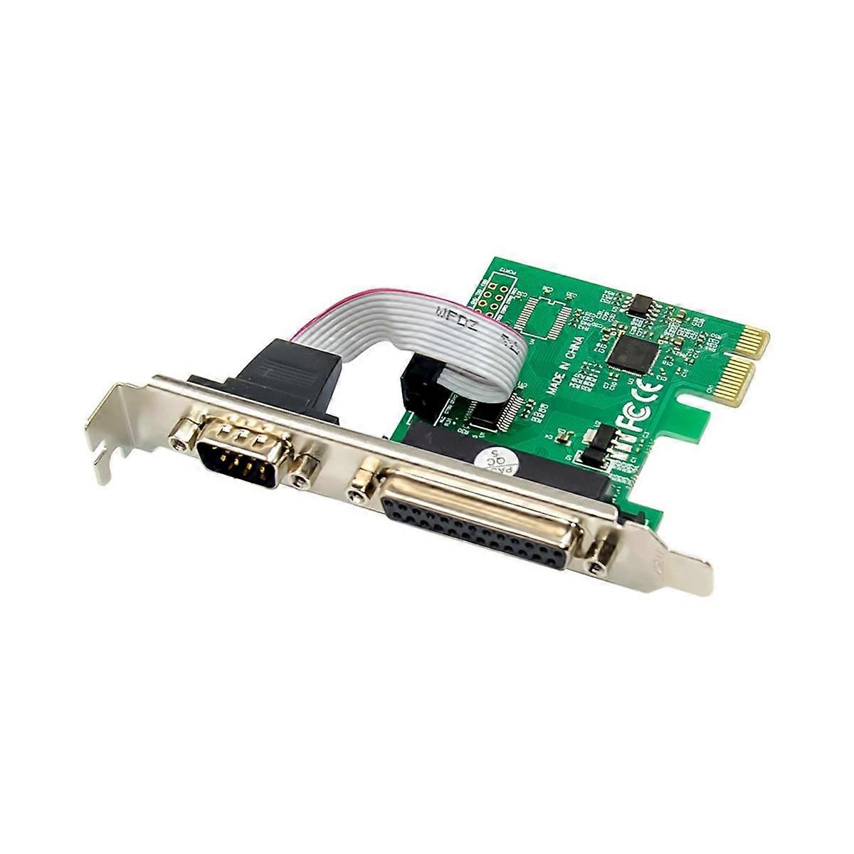 Expansion Card ST329 PCIe X1 AX99100 1S1P Industrial RS232+ Control Multifunction Convenient Expans