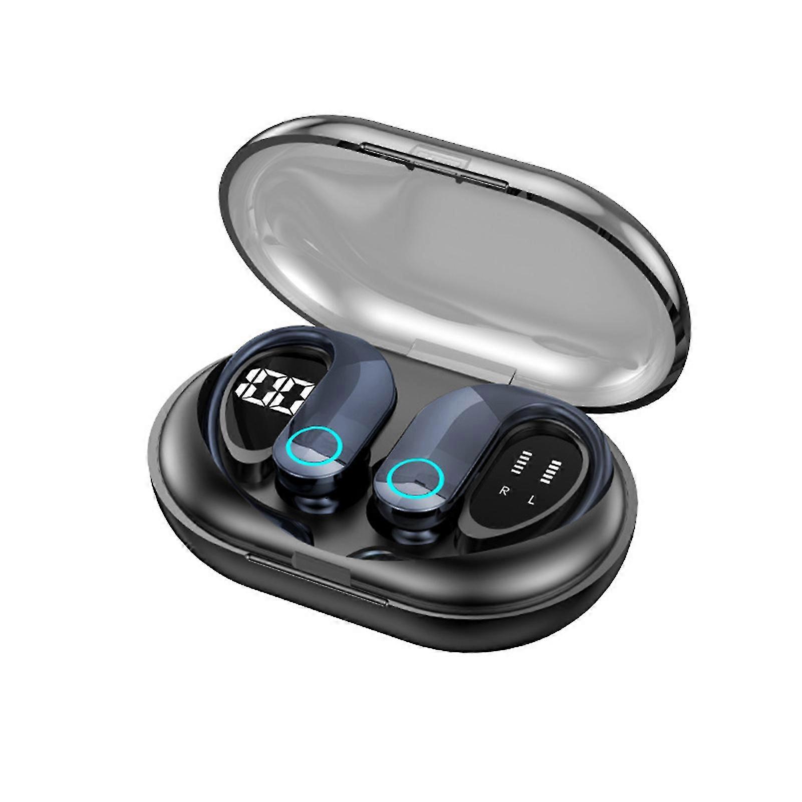 Hanging Digital Display Earbuds Low Power Consumption Design For Sports Running Working