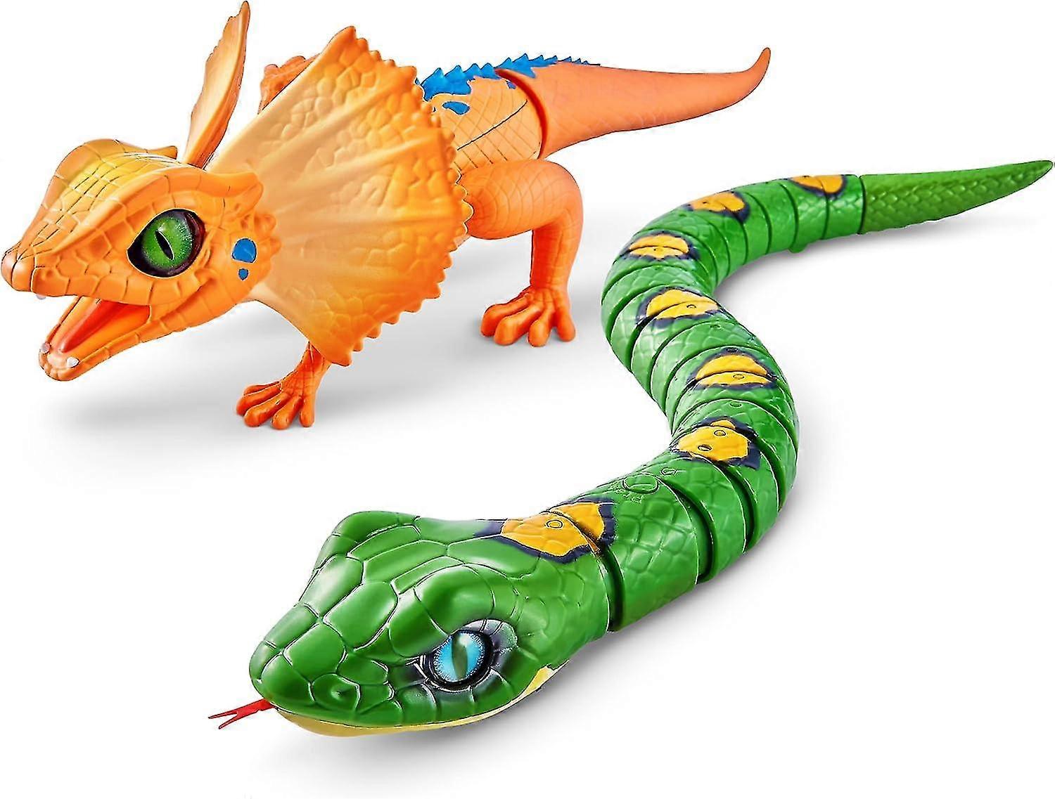 Snake + Lizard Series 3 By Zuru Battery-powered Robotic Light Up Interactive Electronic Reptile Toy That Moves