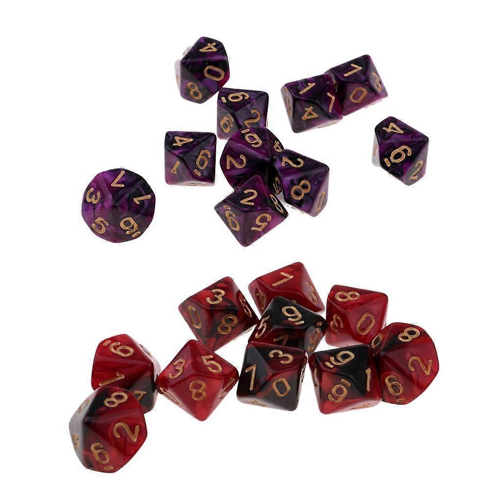 10-sided Game Dice 16mm Dice For Board Games /Teaching Math Set Of 20pcs