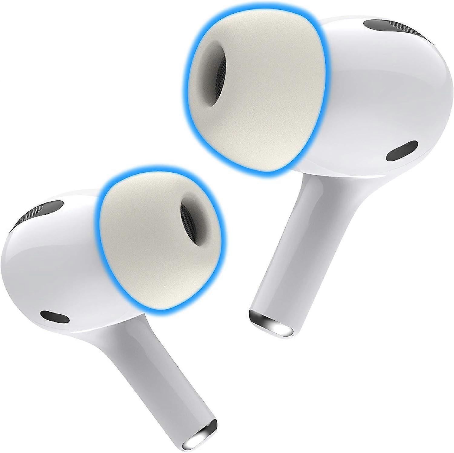 Foam Masters Memory Foam Ear Tips for AirPods Pro | Comfortable | Secure | Better Noise Cancellation | Version 3.0 Replacement Buds (Medium - 3 Pairs,