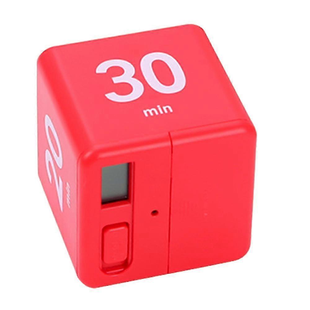 Cube Timers Gravity Sensor Flip Timer Kids Timer Workout Timer and Game Timer for Time Red PK