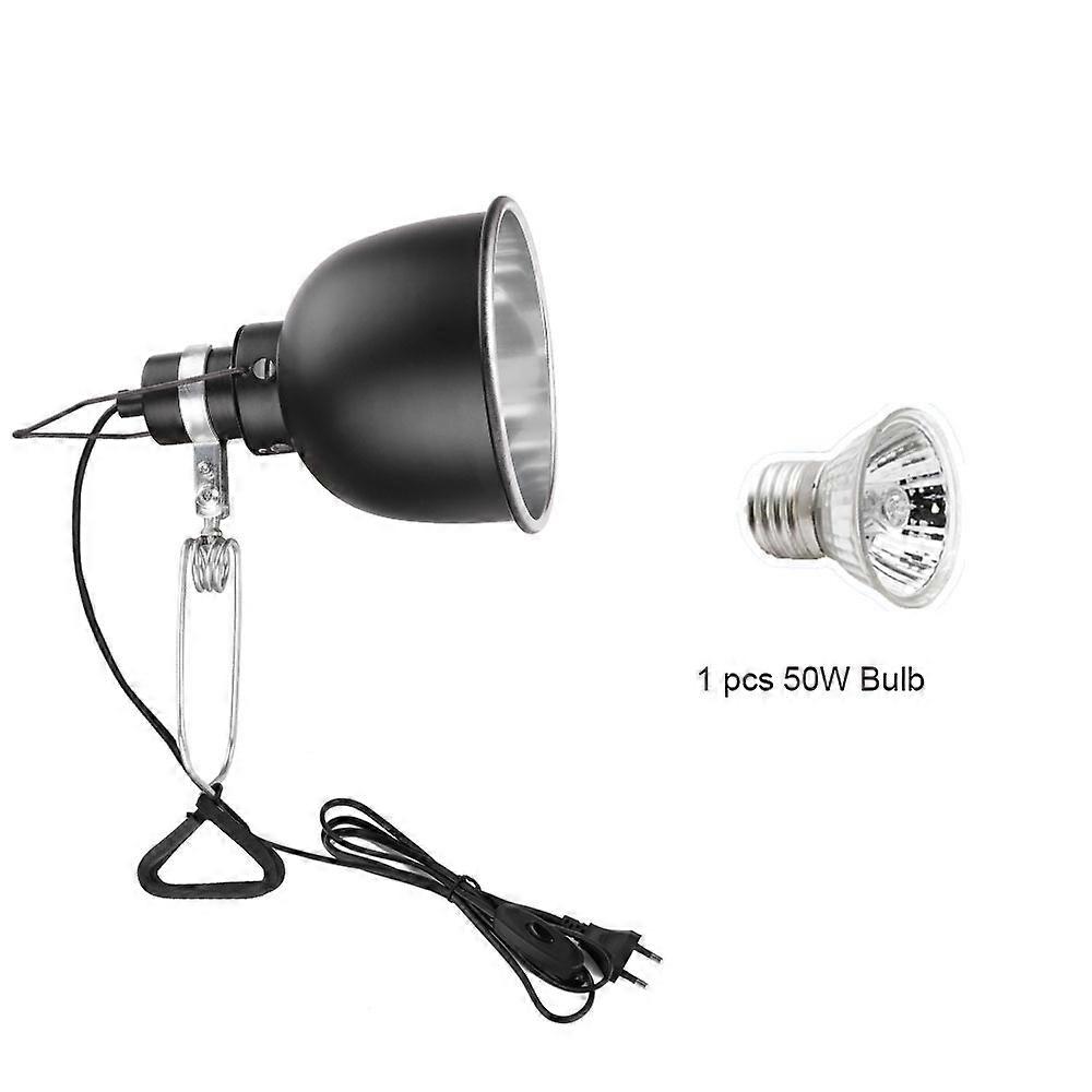 25/50/75W UVA + UVB 3.0 מנורת זוחלים צב מתחמם נורות UV מנורת חימום דו-חיים לטאות בקר טמפרטורה