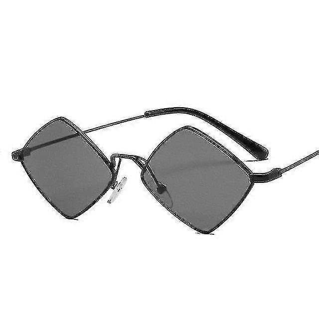 Damen Metall Rhombus Sonnenbrille