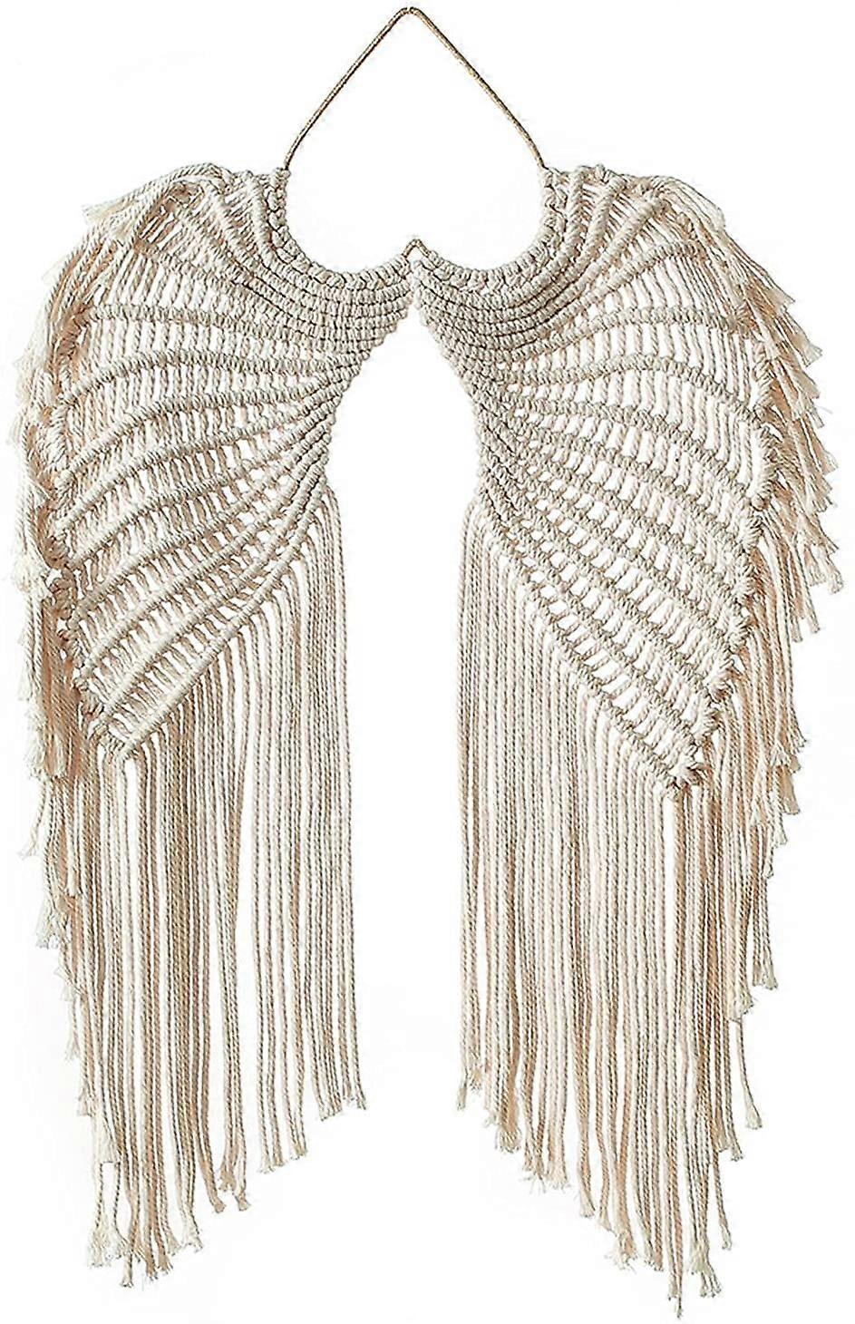 Macrame Wall Hanging Dream Catcher Angel Wing