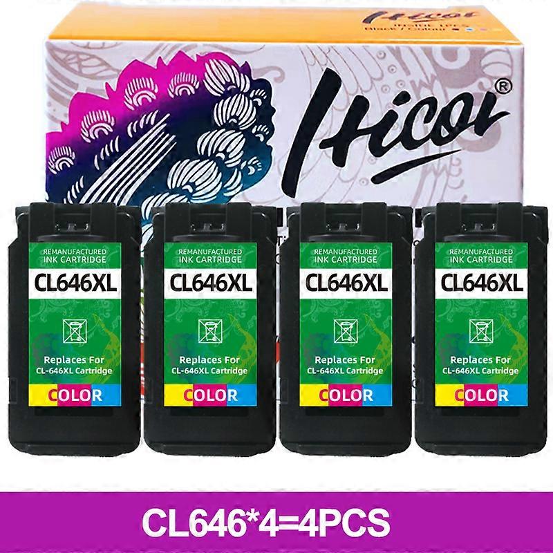 Remanufactured Ink Cartridges 645 and 646 Replace for CL-646XL Color for MG2460, MG2560, MG2960, MG3060, MX496, TR4560