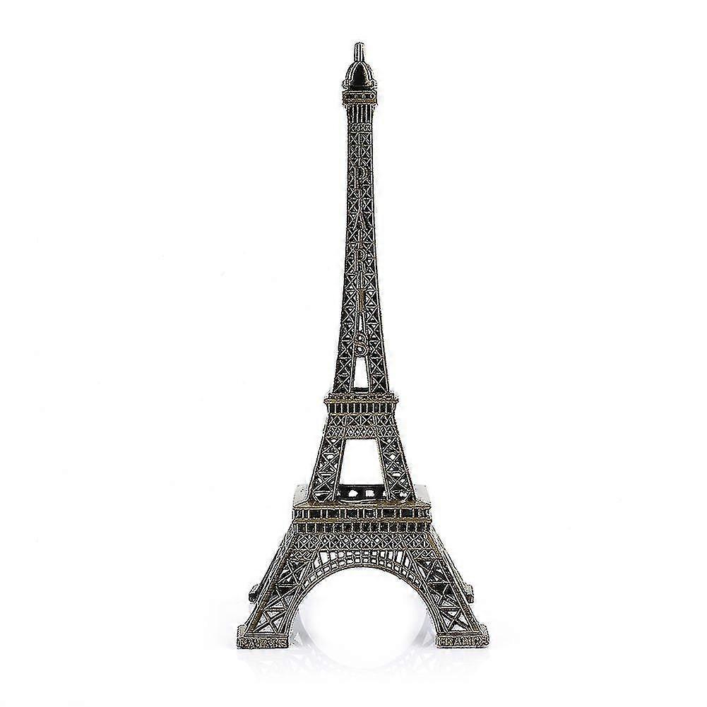 Brons Ton Paris Eiffeltornet Staty Staty Vintage Legering Modell Decor-YNP