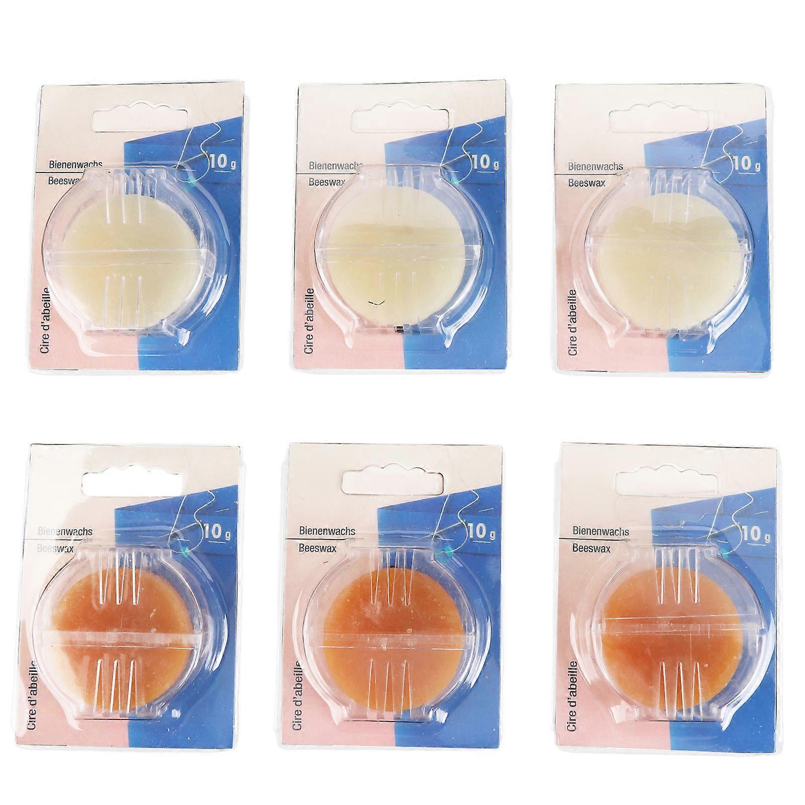 6 άοσμο κοντίσιον νημάτων επίδειξης κενών κεριών νημάτων κηριού νημάτων κλωστών κηριού κλωστών PC με το πλαστικό κιβώτιο