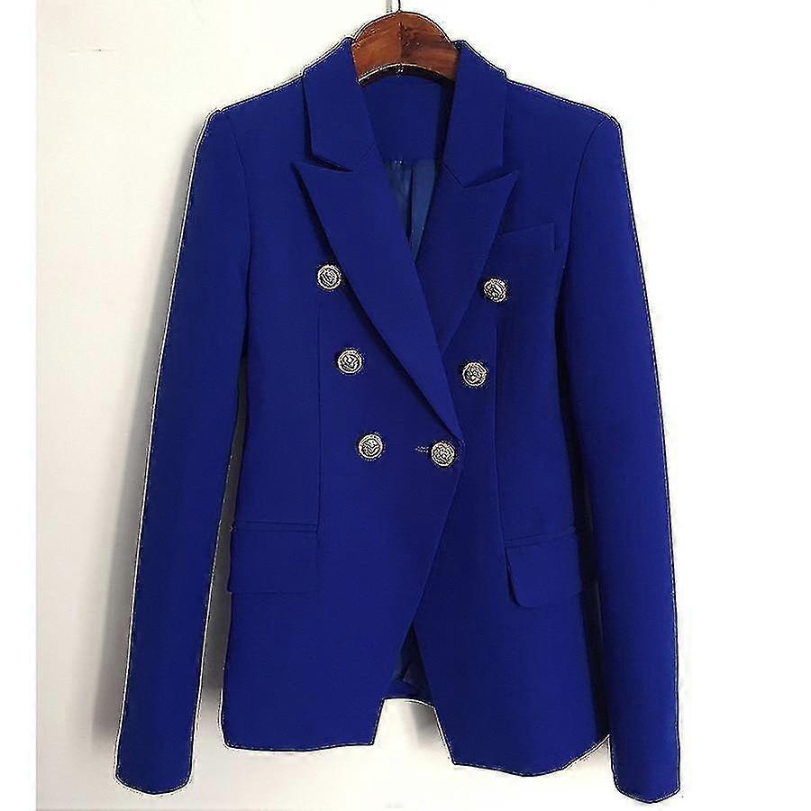 Kvinner Kontor Formelle Doble Breasted Knapper Blazer