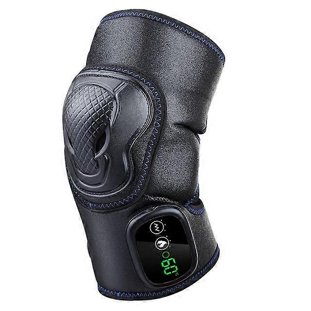 Elektriska knäskydd Långt Infraröd Uppvärmning Knäskydd Gemensam Vibration Massager Artrit Terapi Smärtlindring Temperatur Massage 1par