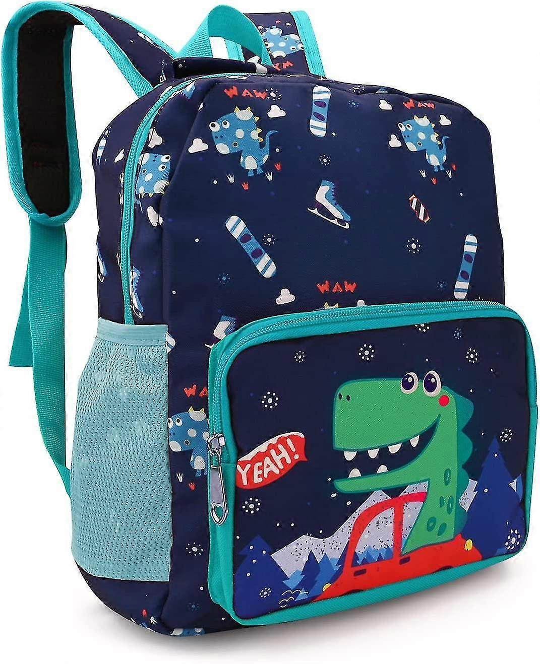 Dinosaur Kindergarten Backpack Toddler Boys Backpack With Dinosaur Chest Strap Preschool Backpack For Boys Girls School Bag