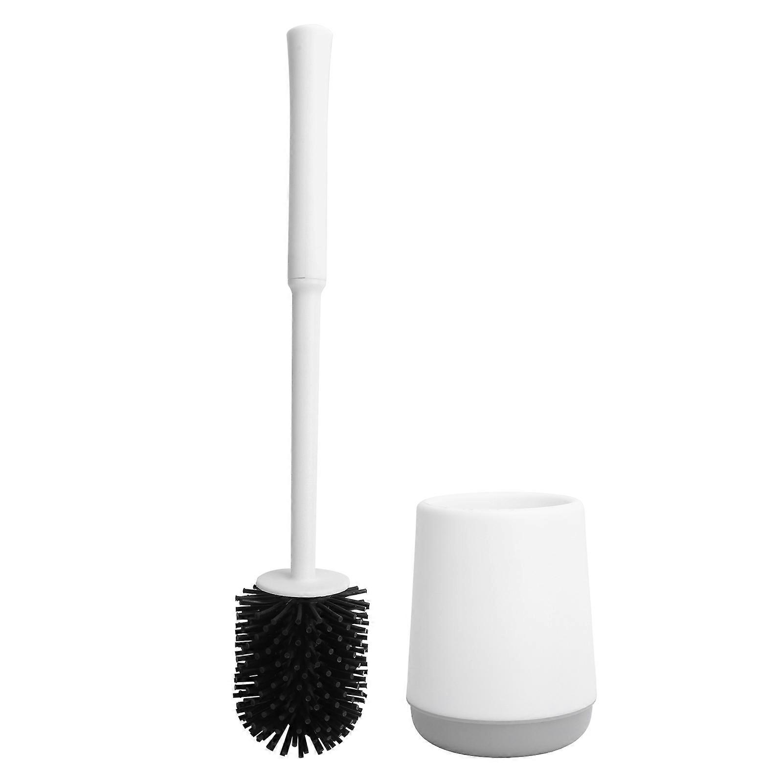 Bathroom Wall Mounted Soft Toilet Brush Cleaner Set with Holder