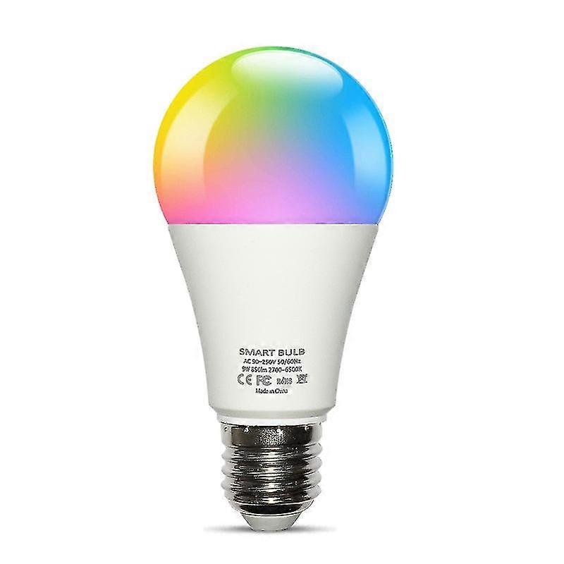 12w Wifi Smart Light Bulb Rgb E27 Led Lamp Focus Dimmable Timer Function Support Alexa Google