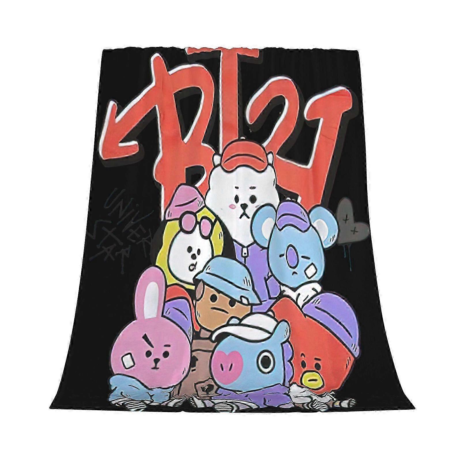 رودي الممثل بانكو جي جي مايبانك بطانية الفانيلا لينة ومريحة رمي دافئ البطانيات لأريكة السرير ، مكتب وسادة الركبة ، سرير Cjvrivjh4089