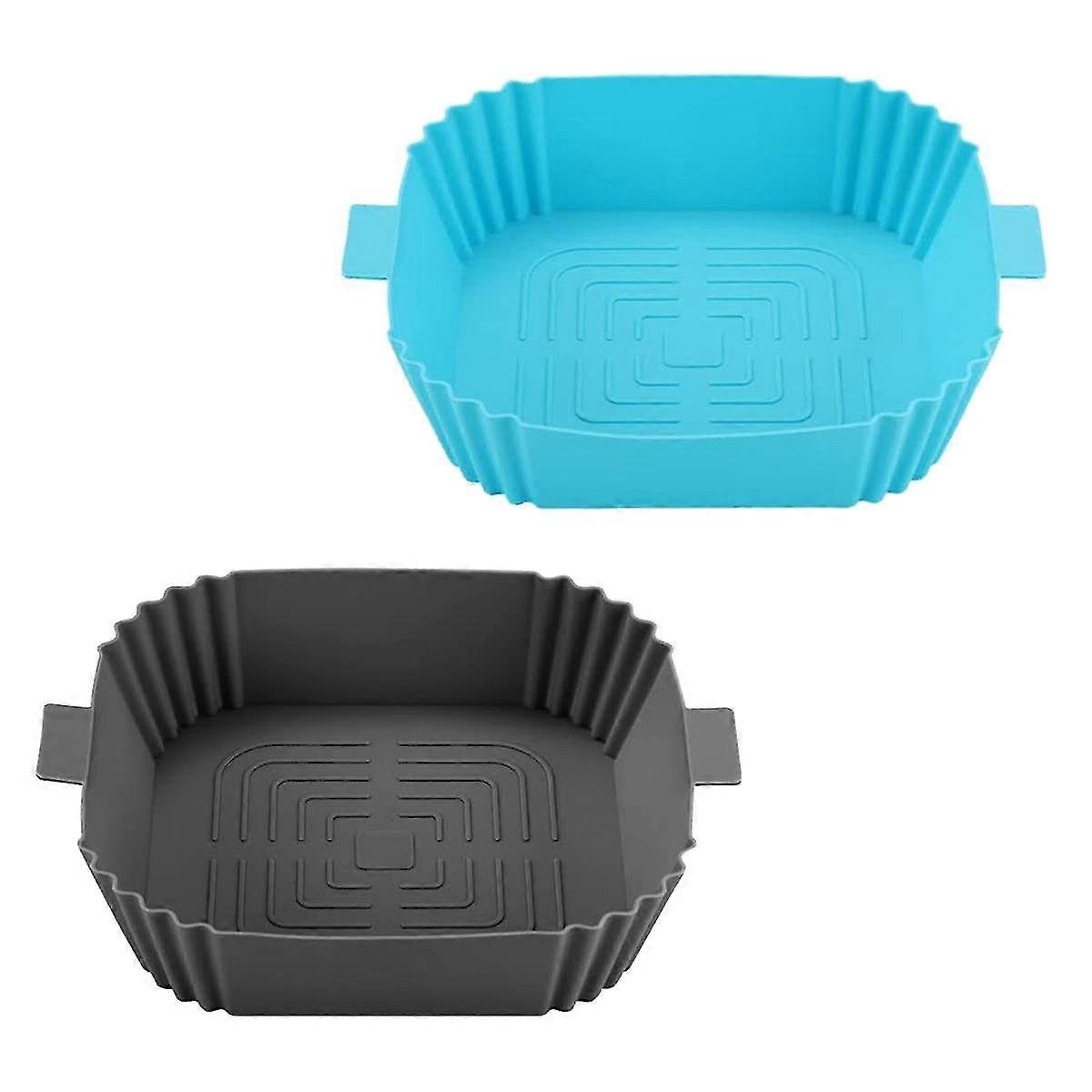 7.8inch Silicone Liners Reusable Silicone Liner Accessories Replacement(blue + Gray)