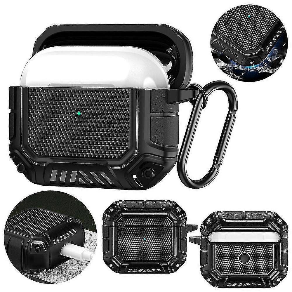 Case For Apple Airpods 3rd Gen 2021 Tpu Shockproof Protective Cover W Keychain