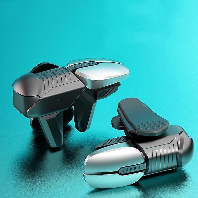 S07 Mobile Game Trigger for PUBG Phone Gaming Controller L1 R1 Alloy Key Button for IPhone Android Gamepad Joystick Aim Shooting